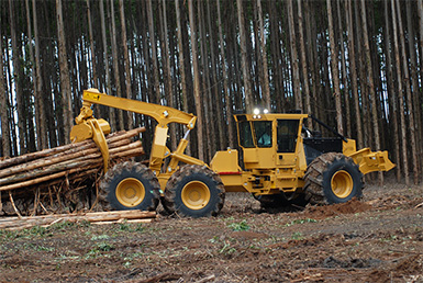 treuil forestier bulldozer